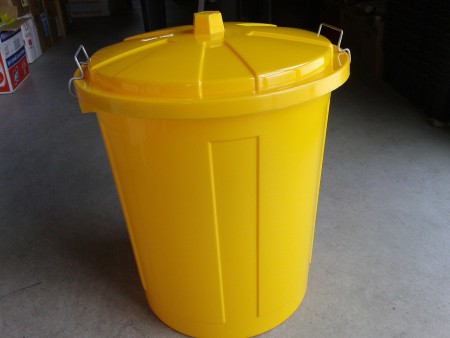 BIDONE LT 50 CON COPERCHIO  CON CHIUSURA ERMETICA